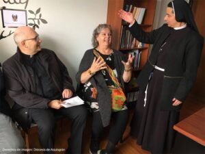 Con Sor Arelys en la Conferencia Episcopal de Colombia