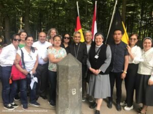 Visita al punto donde se encuentran tres países